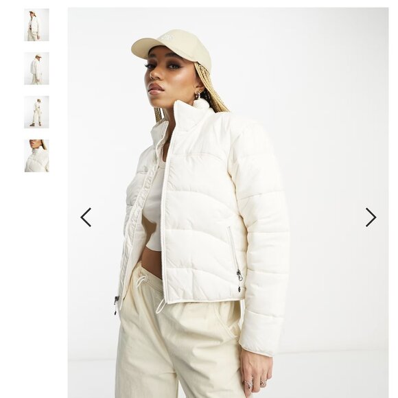 The North Face NSE 2000 puffer jacket in white - Picture 2 of 9